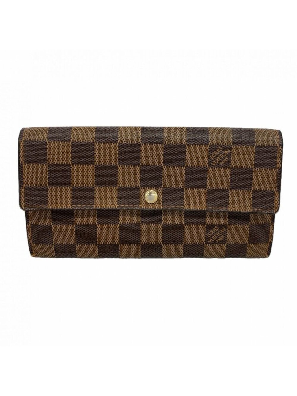 Louis Vuitton Wallet Damier Portefeuille Sarah Ebene